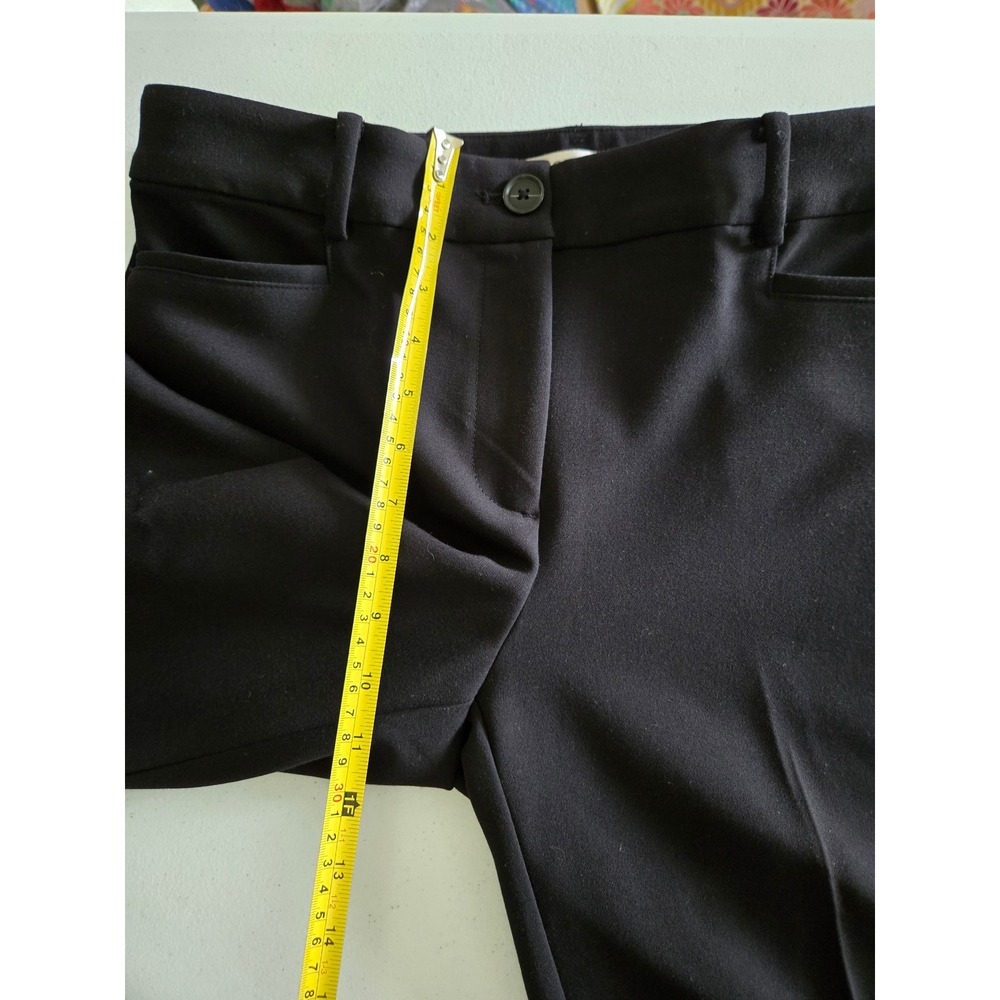 NWT LOFT Womens 6 Tall Black Wide Leg Trouser Pants Ponte Knit 755472 - Picture 8 of 10
